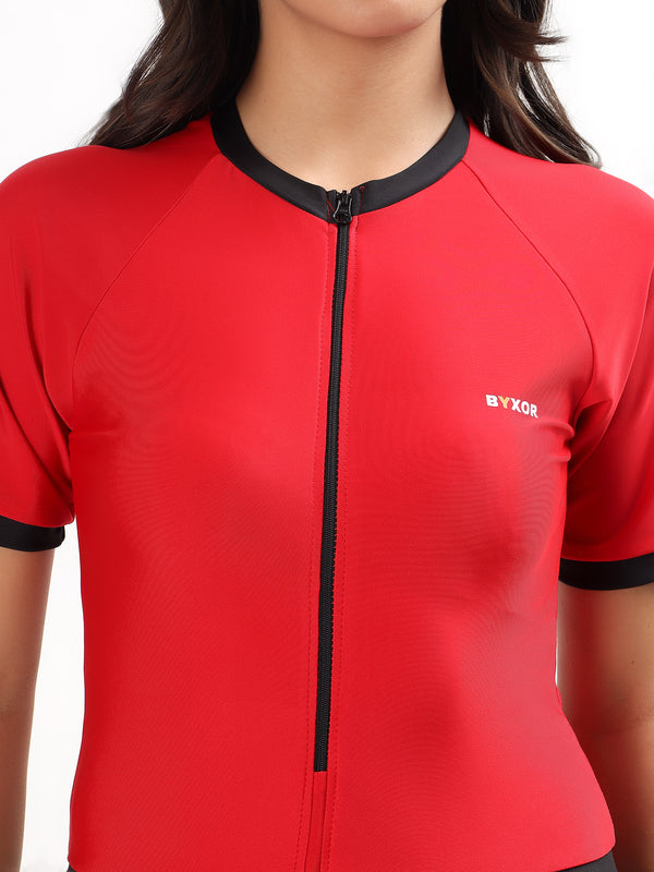 BYXOR Women's Skating Outfit Blue – Front view