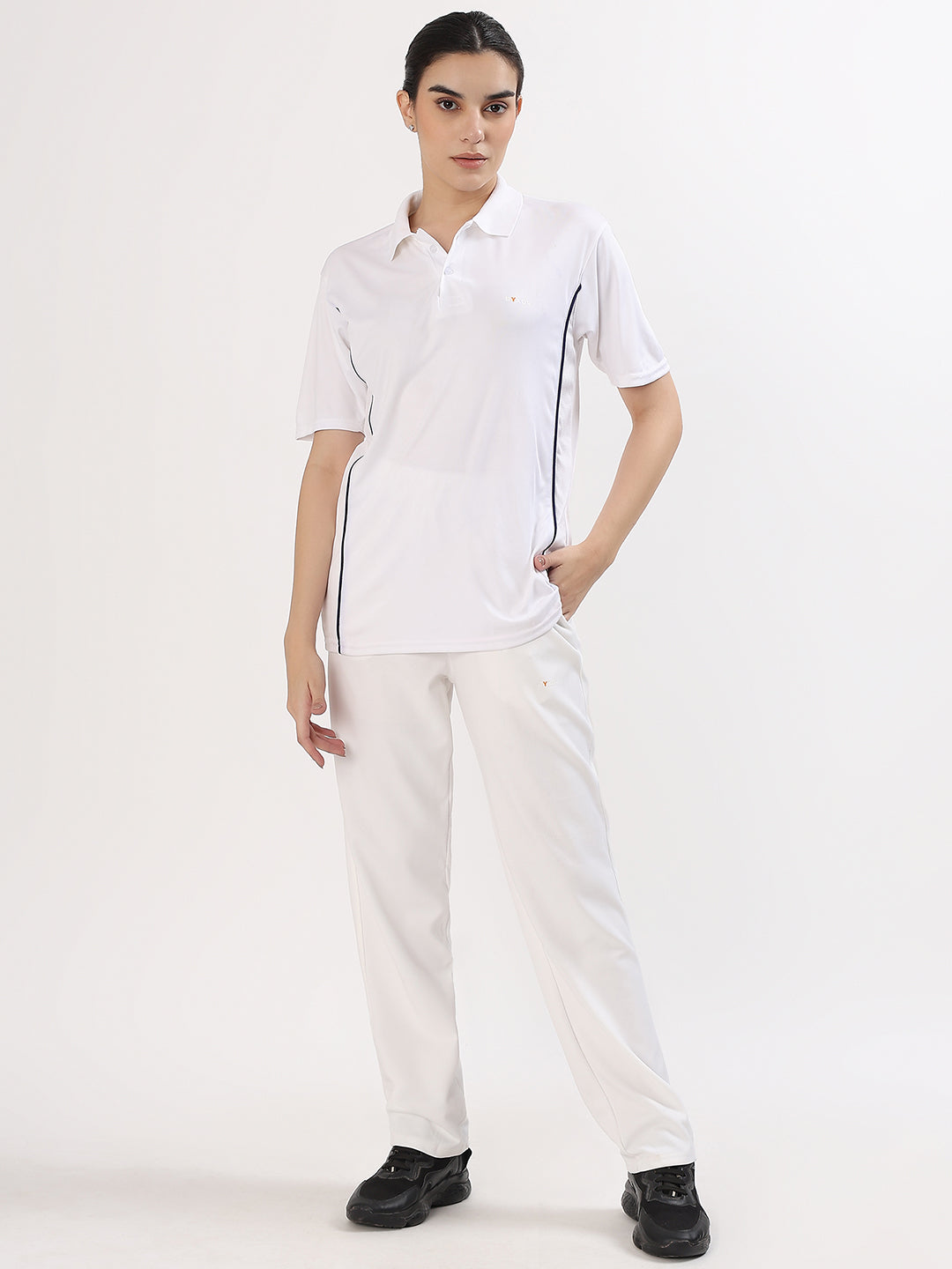 BYXOR Cricket Outfit Set White – Side angle 2
