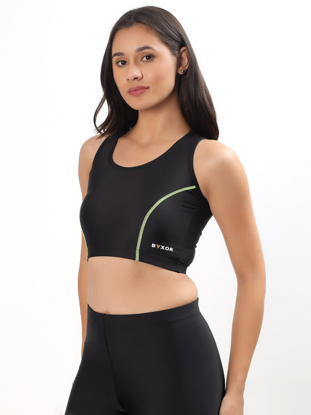 BYXOR Women's Sports Bra Blue – Front view