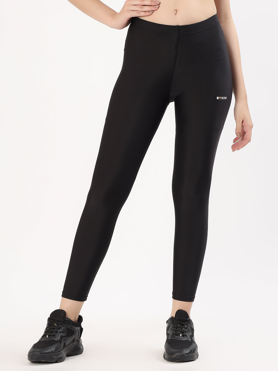 BYXOR Women's Leggings Black – Full body lifestyle with sports bra