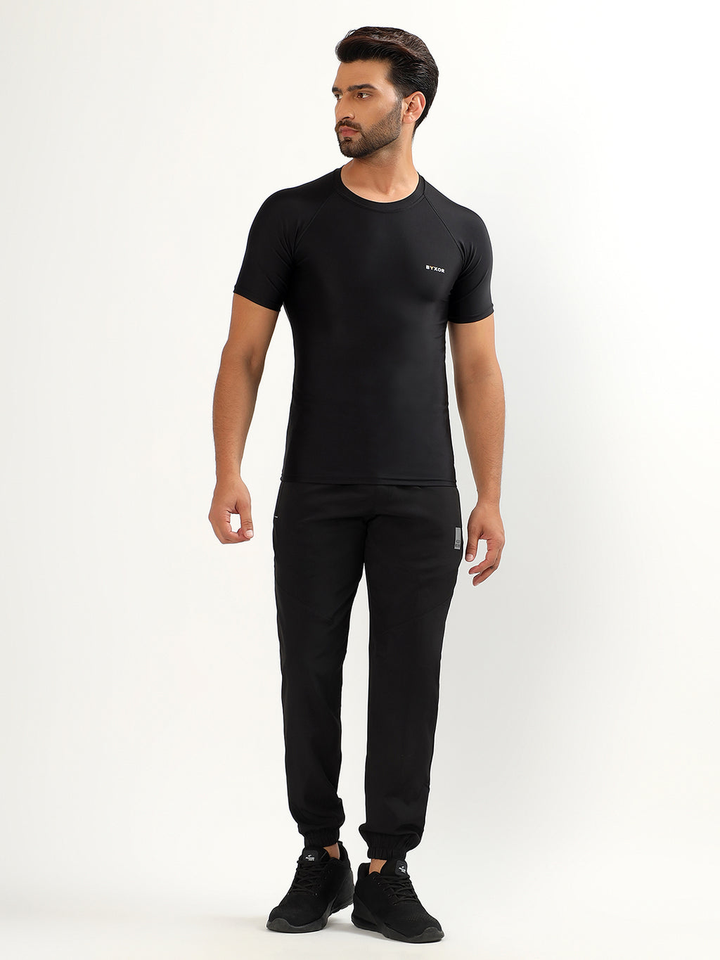 Men's Half Sleeve Compression T-Shirt – Full body front