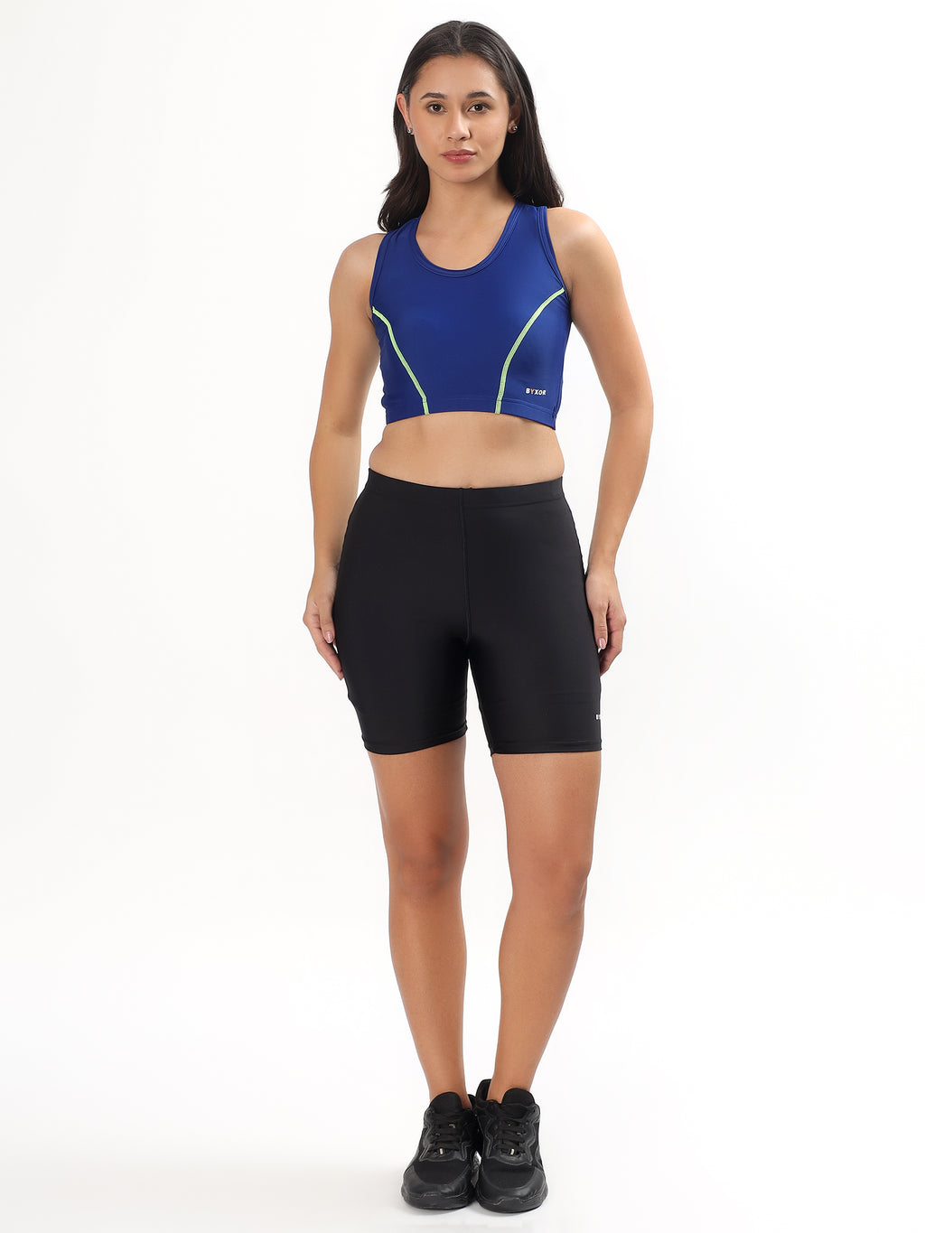 BYXOR Women's Sports Bra Black – Back view