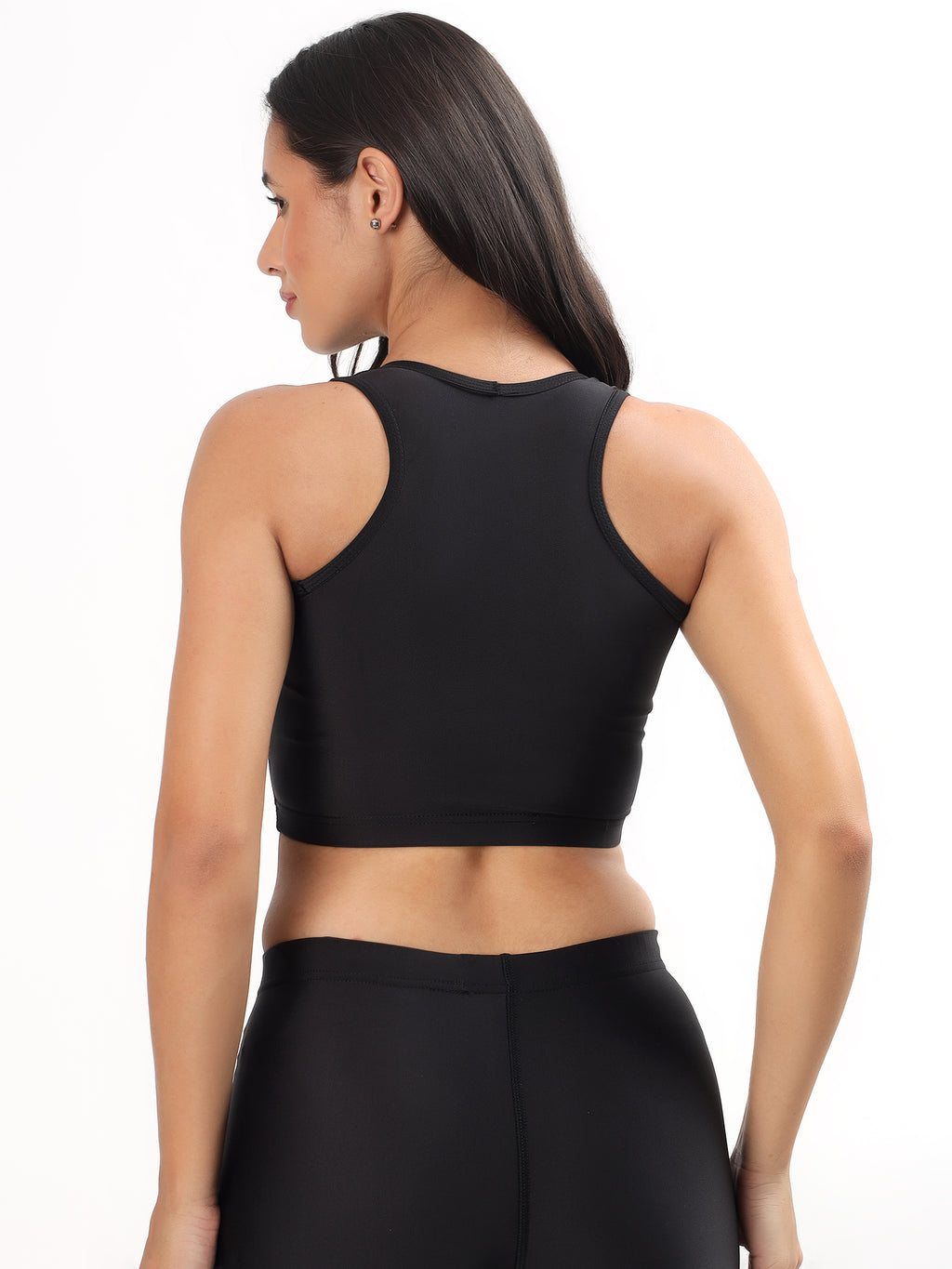 BYXOR Women's Sports Bra Blue – Back view