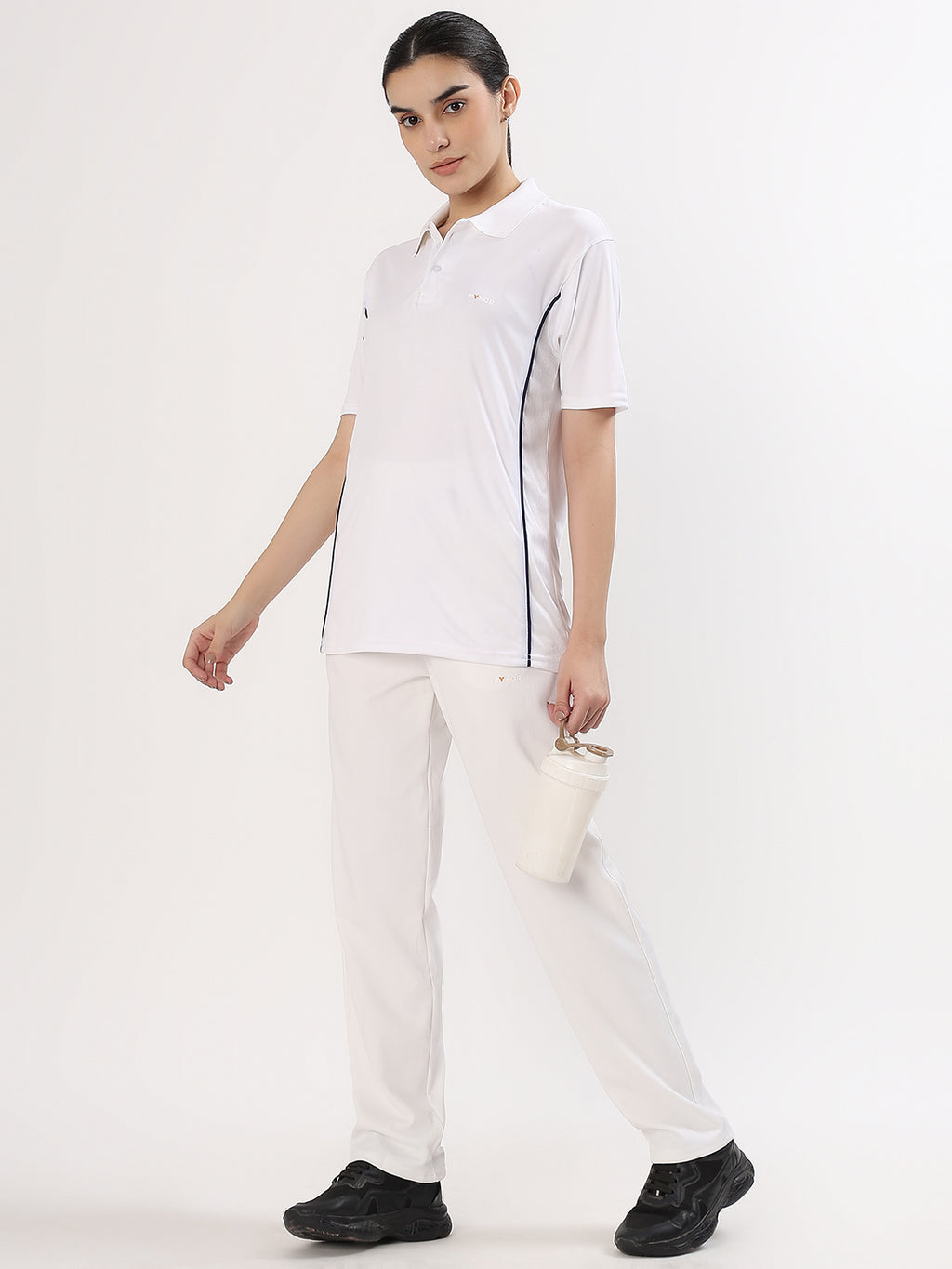 BYXOR Cricket Outfit Set White – Side profile 2