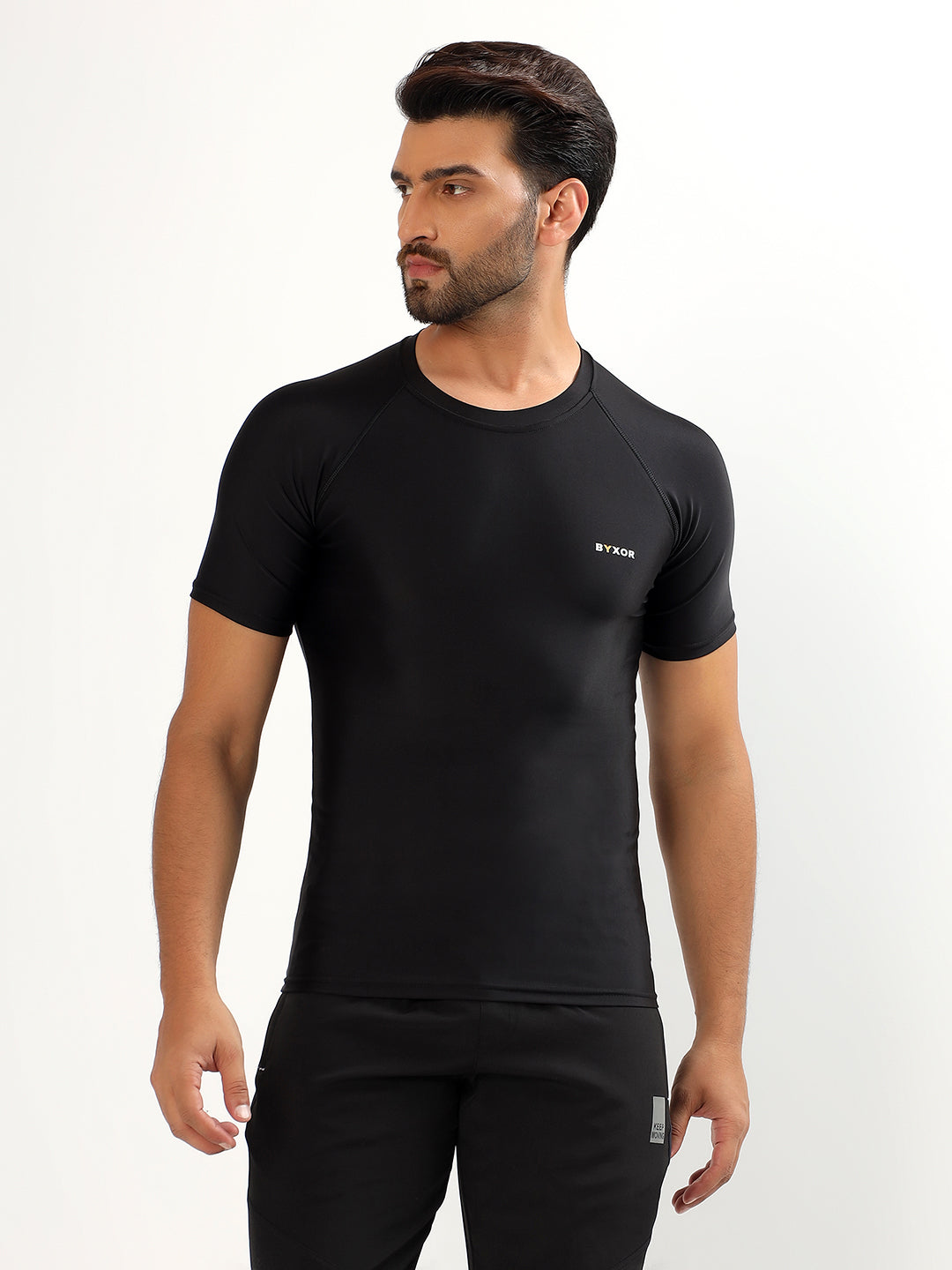 Men's Half Sleeve Compression T-Shirt – Full body side