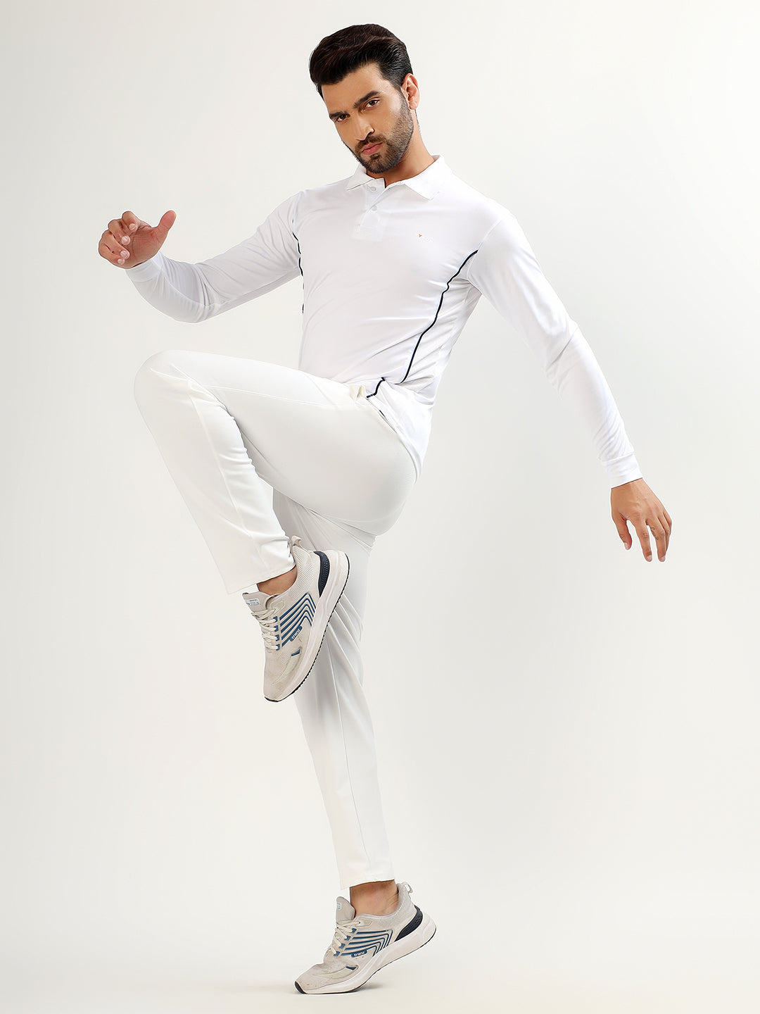 BYXOR Women's Cricket Shirt White – Side profile